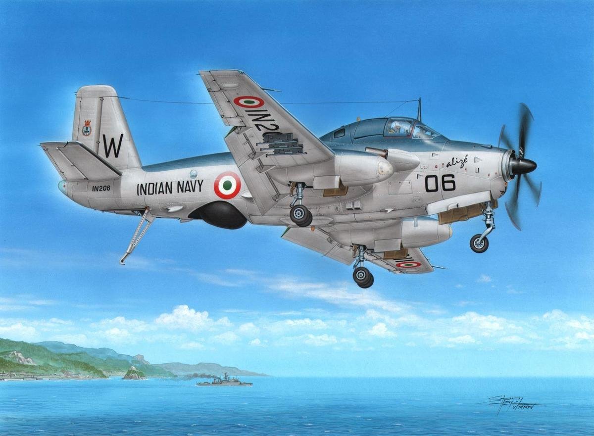Azur FR0031 Breguet Alizé 1 Marine indienne - SH 200 (1/72)
