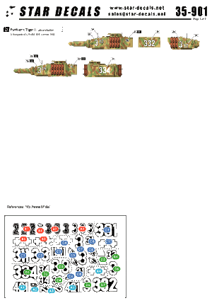 Star Decals 35-901 Chars Funklenk (fkl) allemands 1/35 – image 2