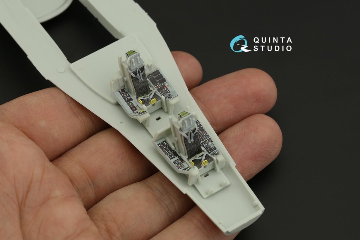 Intérieur imprimé en 3D et coloré pour le F-16D (Revell) - Quinta Studio QD72058, échelle 1/72 – image 10