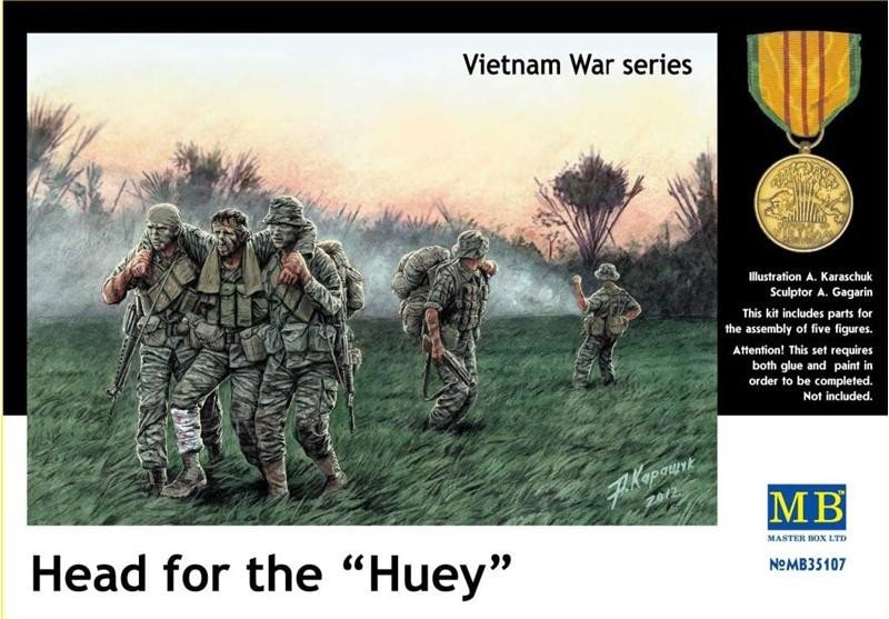 Master Box 35107 HEAD FOR THE HUEY VIETNAM (1/35)