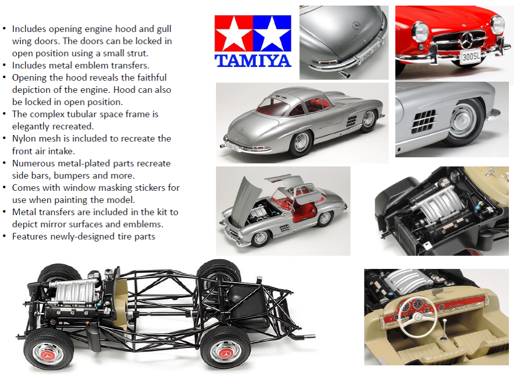 Tamiya 24338 Mercedes-Benz 300SL (1/24)  – image 3
