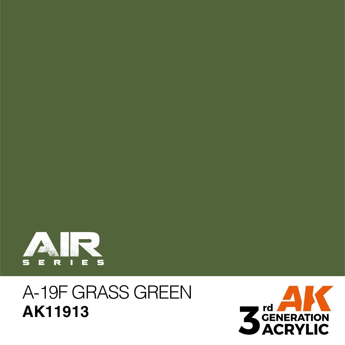 AK Interactive AK11913 A-19F VERT HERBE – AIR 17 ml