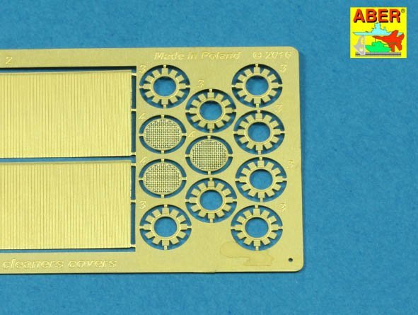 Tubes de filtre à air Aber 35A127 Feifel pour les premiers Tiger I, Ausf.E (Sd.Kfz.181) (1/35) – image 5