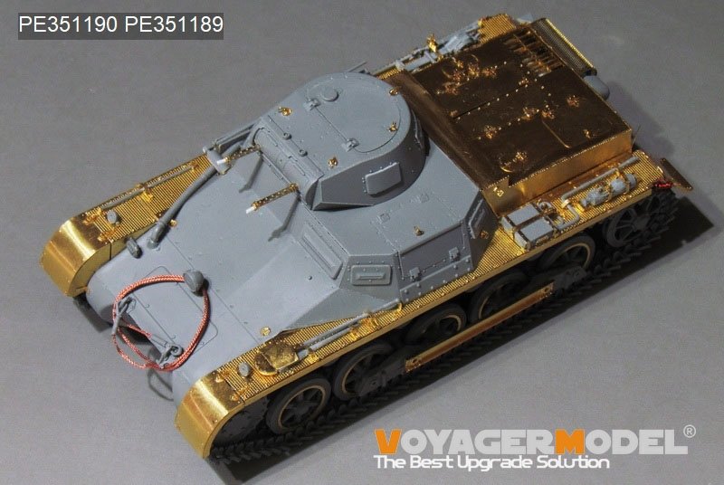 Ailes de char allemand Pz.Kpfw.I Ausf.B de la Seconde Guerre mondiale, modèle Voyager PE351190 (pour TAKOM 2145), échelle 1/35 – imagen 2