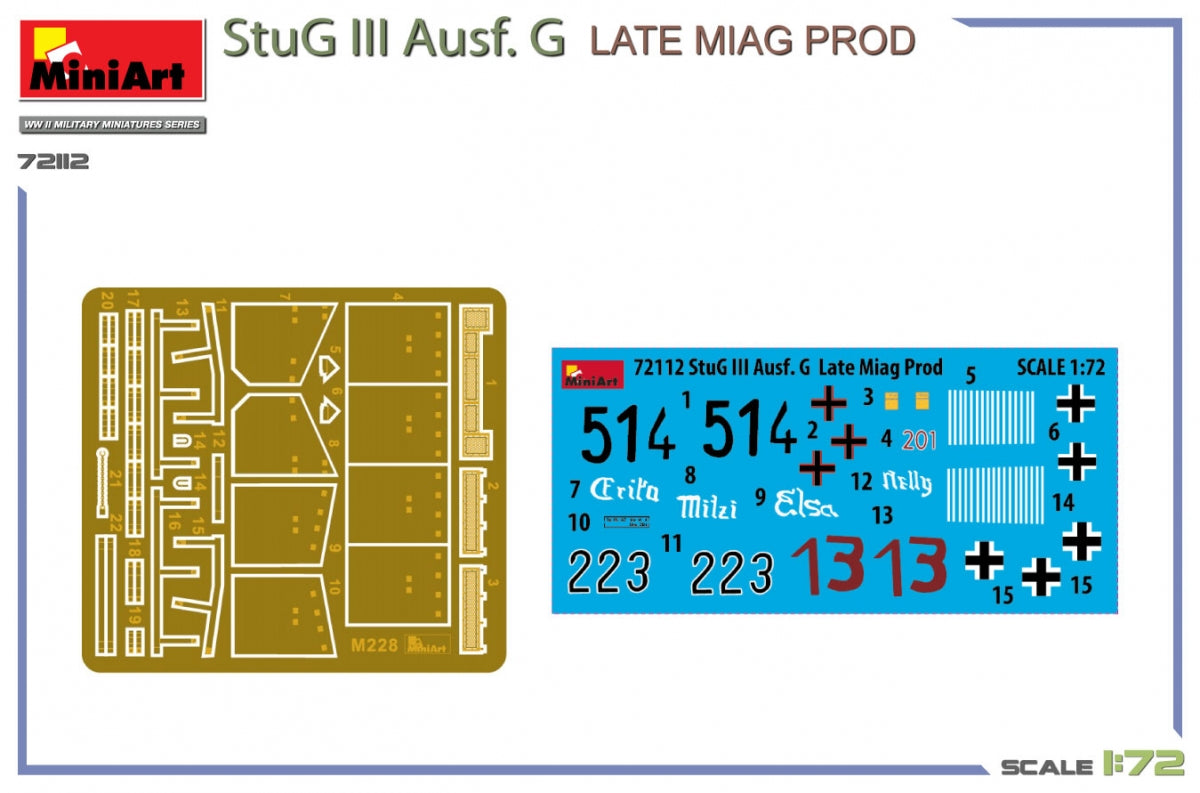 MiniArt 72112 StuG III Ausf. G Late Miag Prod. 1/72  – Bild 6