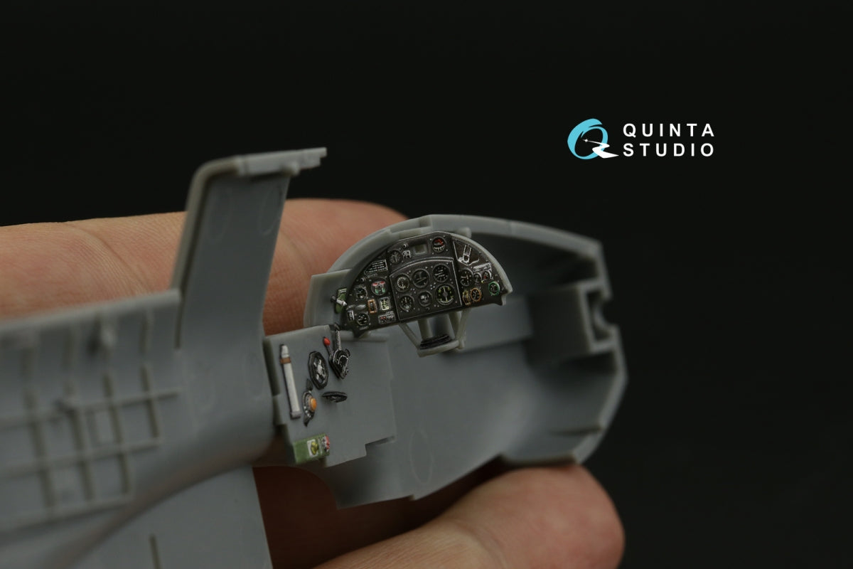 Intérieur imprimé en 3D et coloré sur papier décalcomanie Quinta Studio QDS-48423 Fairey Fulmar Mk.I (Trumpeter) (Petite version) 1/48  – image 3