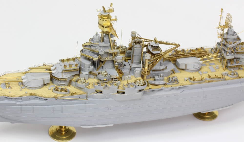 Pontos 35024FN USS BB-35 Texas 1945 Kit de détails (Pont couleur teck) 1/350 – image 4