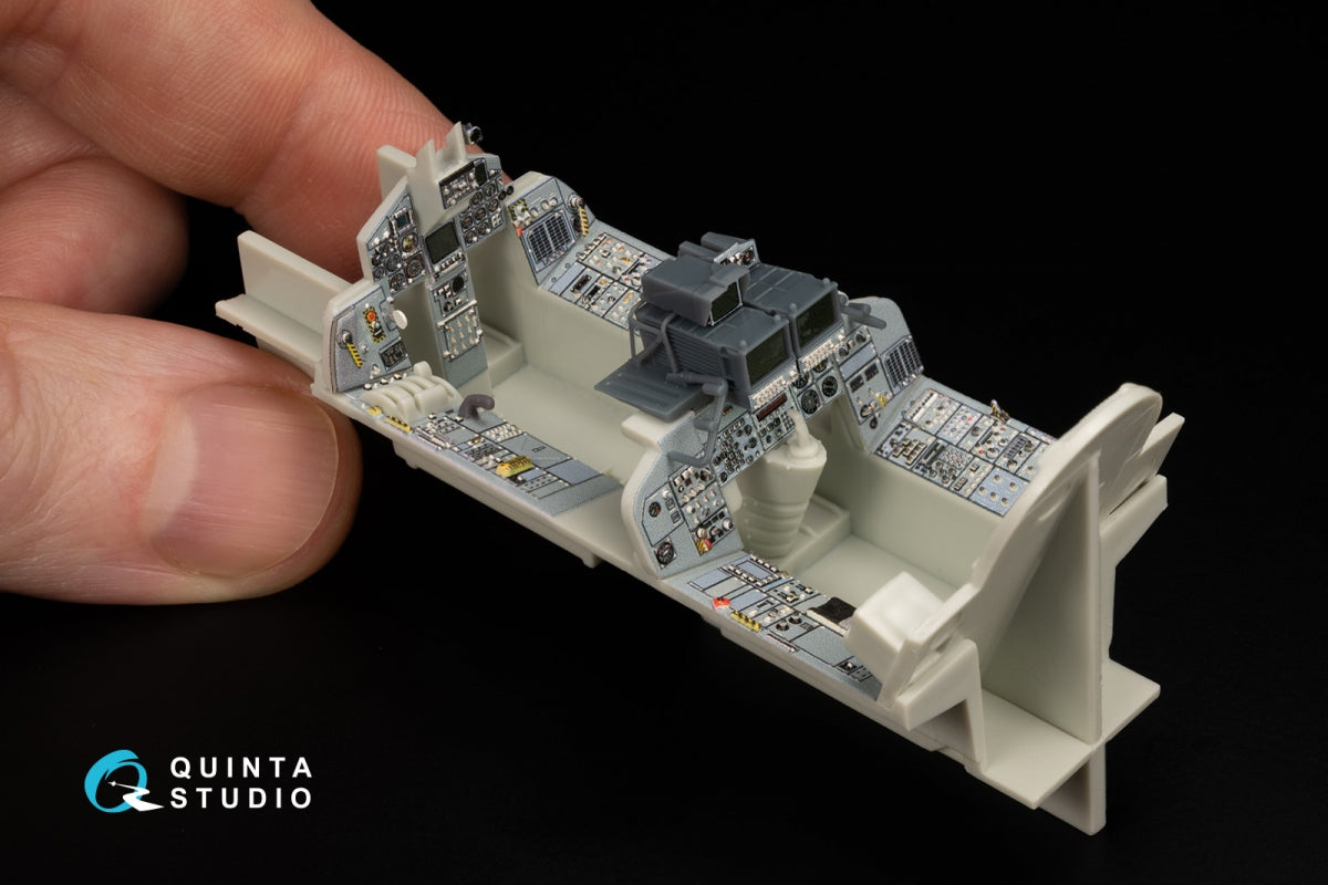 Intérieur imprimé en 3D et coloré sur papier décalcomanie (Revell) de Quinta Studio QD+48058 Tornado F.3 (avec pièces en résine imprimées en 3D) 1/48 – image 9