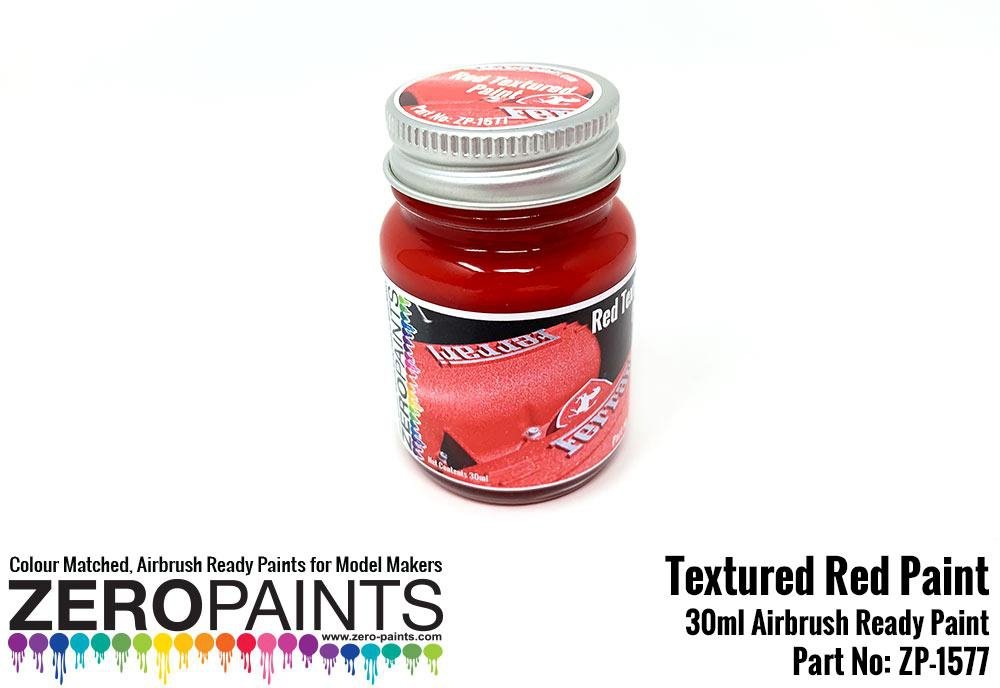 Peinture texturée rouge Zero Paints ZP-1577 30 ml – image 2