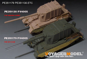 Kit de mise à niveau Voyager Model PE351179 pour char lourd britannique moderne FV 4005 II (pour AFV AF35405) à l&amp;#39;échelle 1/35 – image 3