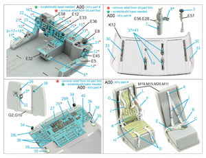 Intérieur imprimé en 3D et coloré sur papier décalcomanie Quinta Studio QD35077 Ka-29 (Trumpeter) 1/35 – image 5