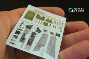 Intérieur imprimé en 3D et coloré sur papier décalcomanie Quinta Studio QD32009 Mirage 2000C (pour maquette Kitty Hawk) 1/32 – Bild 5