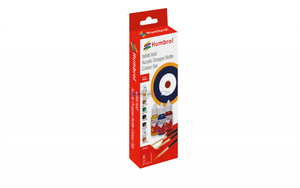 Humbrol DB9062 Zestaw 8 farb Akrylowych z pędzelkami - Acrylic Paint &amp;amp; Brush RAF WWII Colours