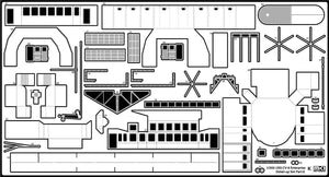 MK1 Design MD-20021 Porte-avions CV-6 Enterprise de l&amp;#39;US Navy - Pièces de détail pour maquette Trumpeter au 1/200 – imagen 64