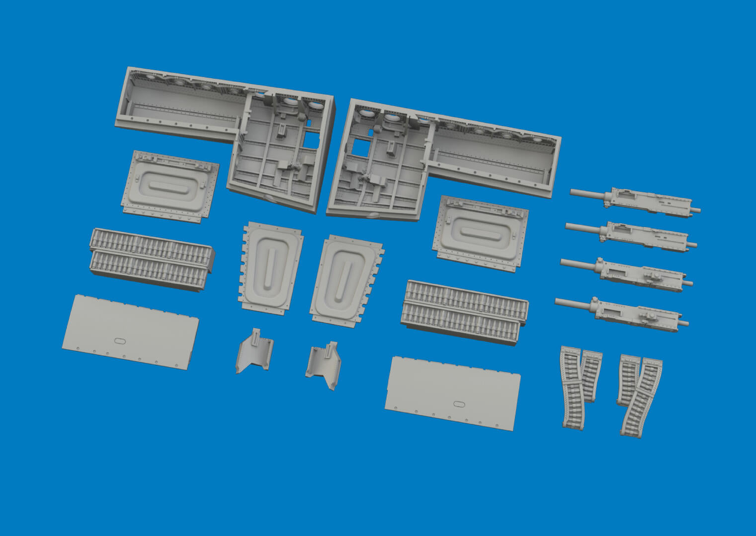 Eduard 632216 P-51B/ C gun bays PRINT for Eduard 1/32