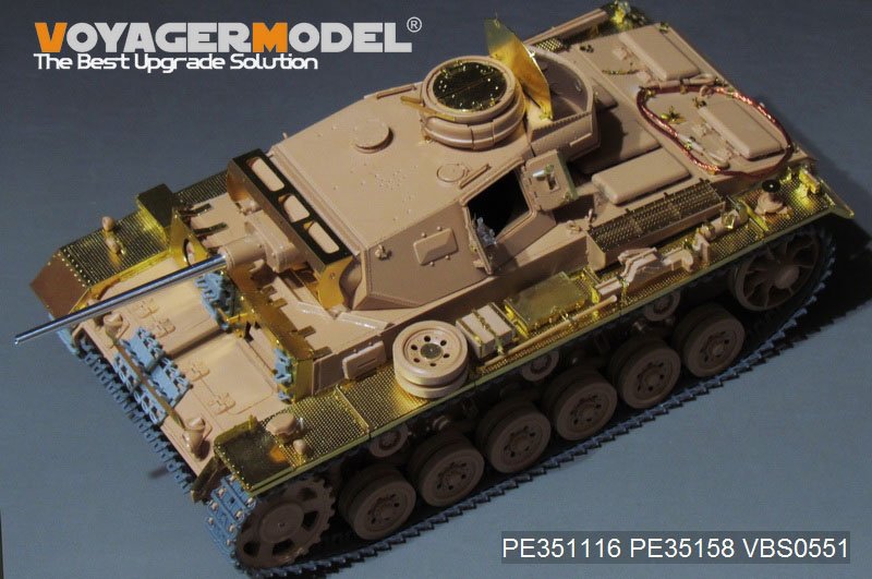 Voyager Model PE351116 WWII German Pz.KPfw.III Ausf.J basic（For RFM 5070） 1/35 – zdjęcie 2