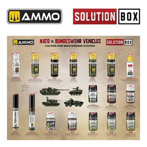 AMMO de Mig Jimenez 7731 SOLUTION BOX 26 – Véhicules OTAN et Bundeswehr - Système de couleurs et de vieillissement – imagen 3