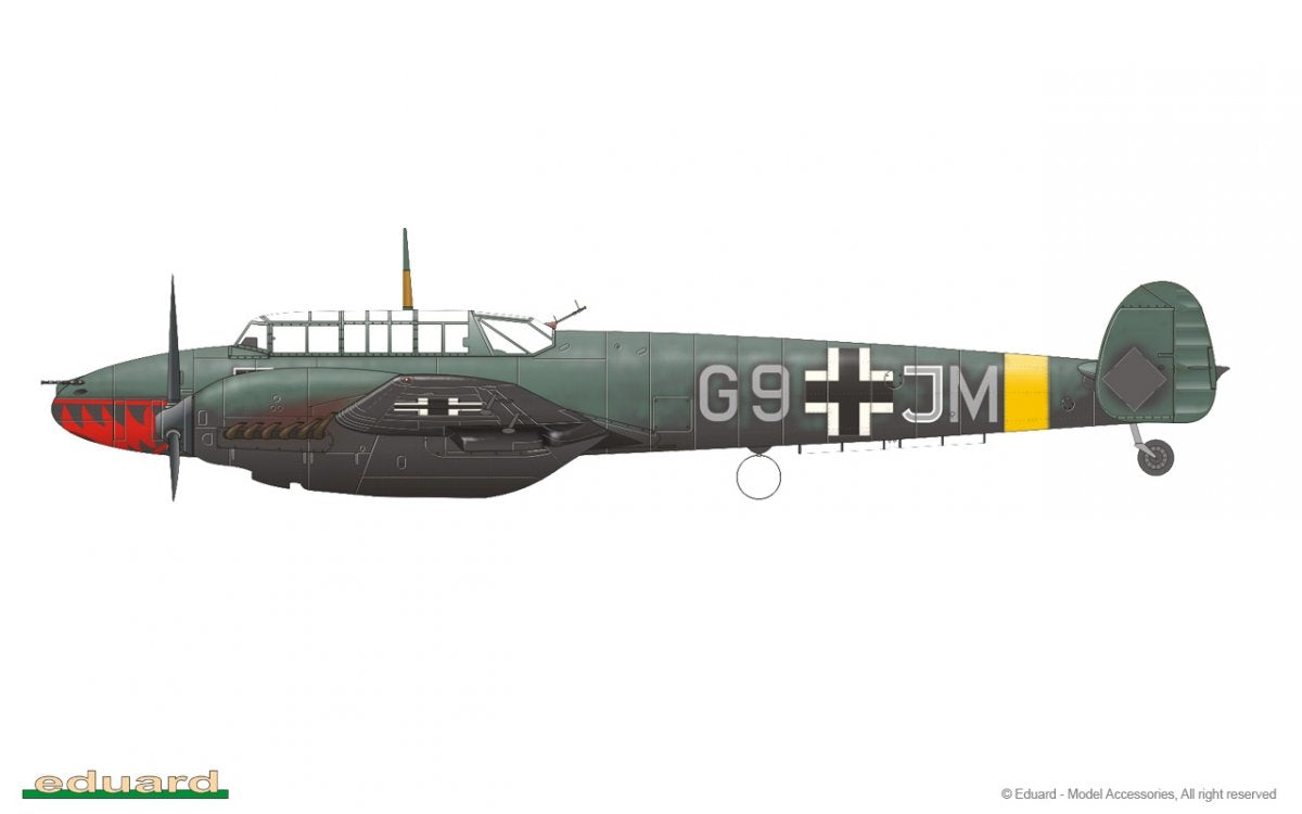 Eduard 7083 Bf 110E 1/72 – image 12