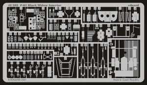 Eduard 48382 P-61 interior 1/48 (MONOGRAM, REVELL)