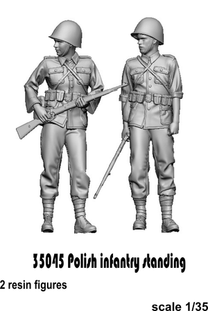 Glowel Miniatures 35045 Infanterie polonaise debout 1/35