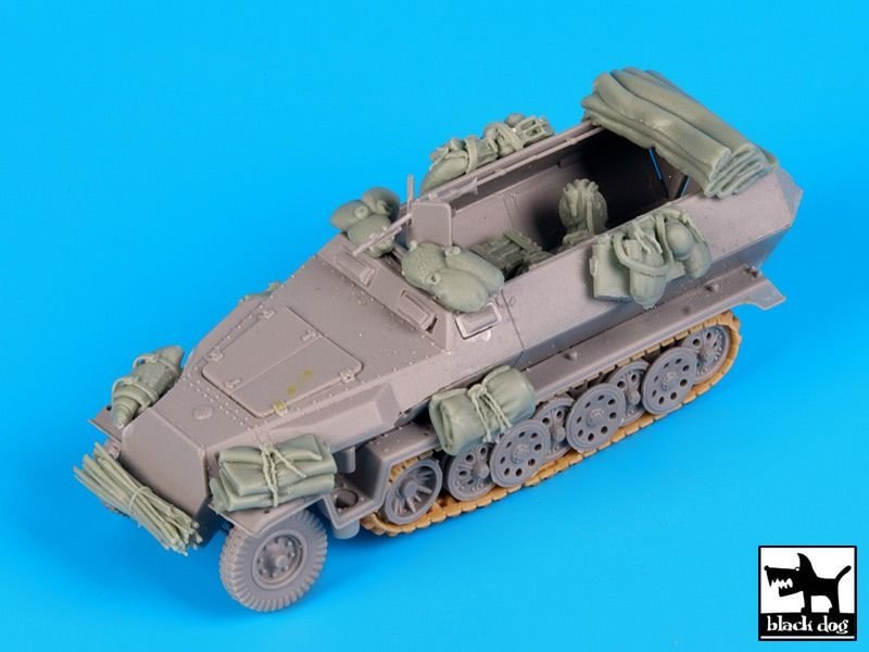 Ensemble d&amp;#39;accessoires Black Dog T72077 Sd.Kfz.251 pour Dragon 1/72