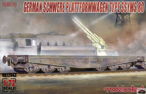 Modelcollect UA72043 German Schwere Plattformwagen Type SSyms 80 1/72