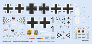 Eduard D48063 ADLANGRIFF : Alte Hasen 1/48 EDUARD