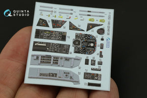 Intérieur imprimé en 3D et coloré sur papier décalcomanie Quinta Studio QD48138 F-105D (pour kit HobbyBoss) 1/48 – Bild 3