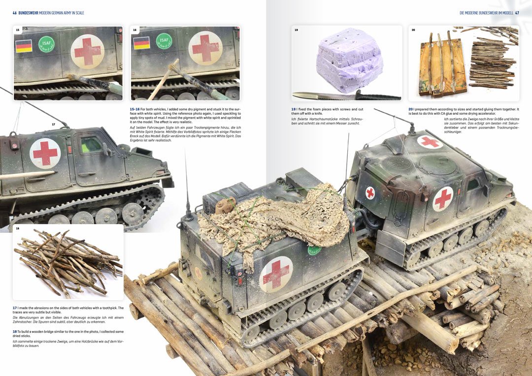AK Interactive AK524 BUNDESWEHR – ARMÉE ALLEMANDE MODERNE À L&amp;#39;ÉCHELLE EN/DE – immagine 3