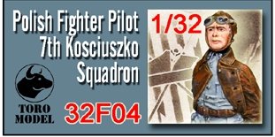 ToRo Modèle 32F04 Septembre 1939 - Pilote de l&amp;#39;escadron Kościuszko / Guerre polono-bolchevique 1920 - Pilote de chasse polonais, 7e escadron Kościuszko 1/32 – immagine 2