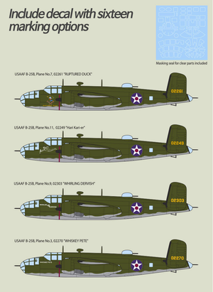 Academy 12336 USAAF B-25B LA BATAILLE DE MIDWAY 80e ANNIVERSAIRE 1/48 – immagine 5
