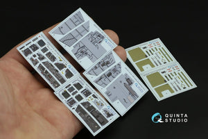 Quinta Studio QDS-32131 F/A-18D Early Intérieur imprimé en 3D et coloré sur papier décalcomanie (Academy) (Petite version) 1/32  – Bild 5