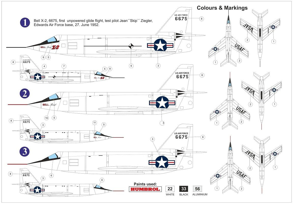 AZ Modèle AZ7681 Bell X-2 « Starbuster » 6675 1/72 – immagine 2