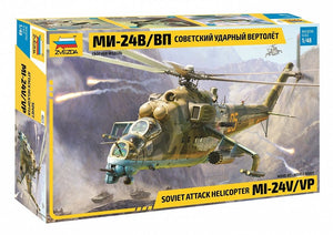 Zvezda 4823 Mi-24V/VP Hélicoptère d&amp;#39;attaque soviétique 1/48