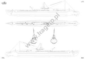 Sous-marin Kagero 16073 de la Marine impériale japonaise, type B-1, EN – immagine 4