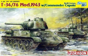 Dragon 6564 T-34/76 Mod. 1943 avec coupole de commandant (1/35)