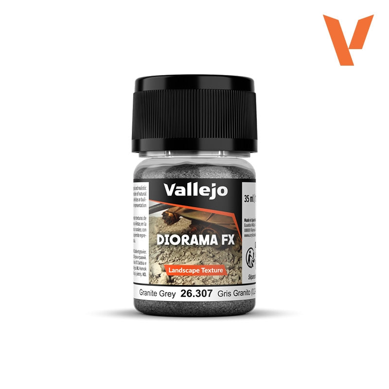 Vallejo 26307 Gris Granit 0,2-0,6 mm - Texture Paysage Diorama FX 30 ml
