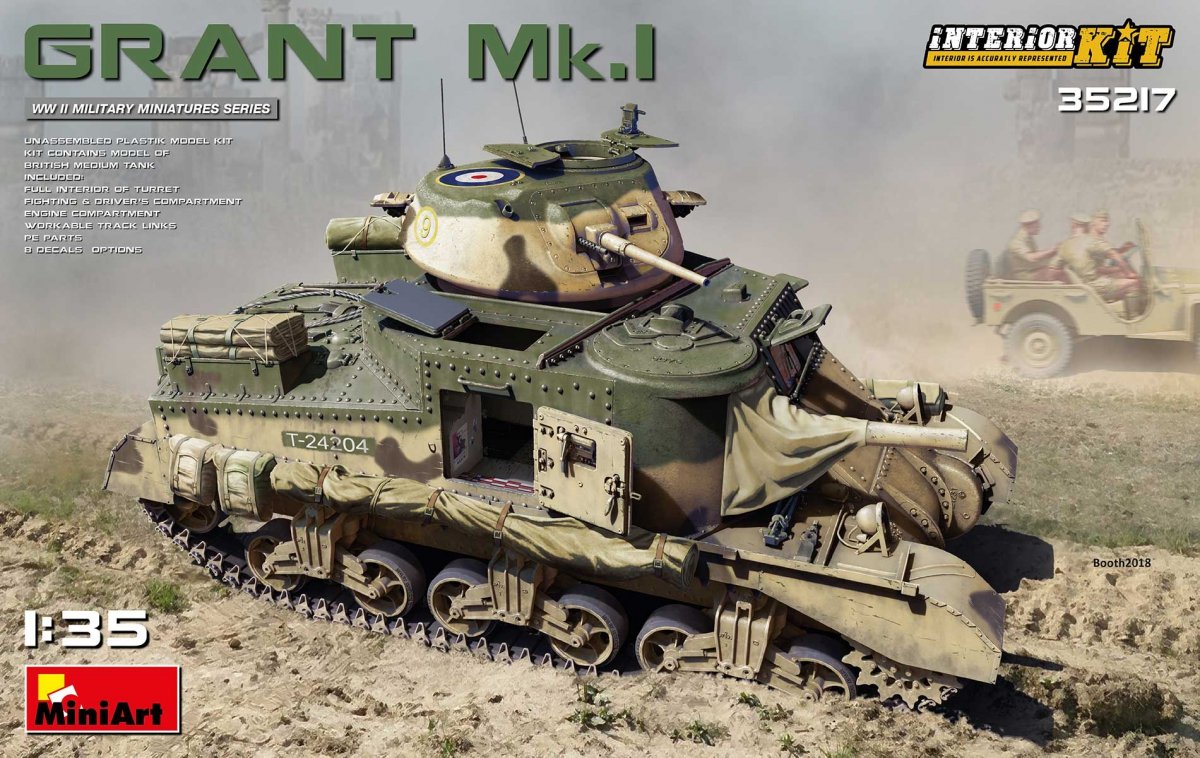 MiniArt 35217 Grant Mk.I avec intérieur 1/35