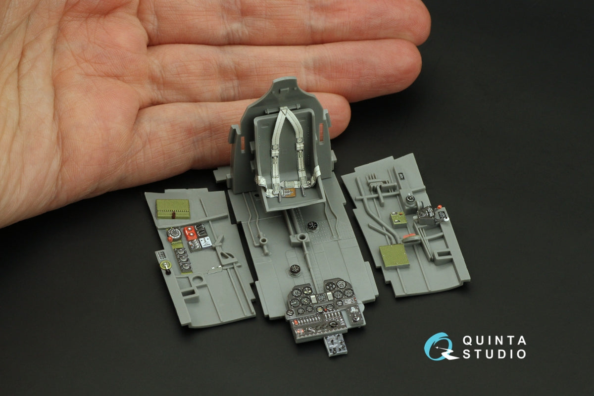 Quinta Studio QD32217 P-40N (première génération) Intérieur coloré imprimé en 3D sur papier décalcomanie (Hasegawa/Eduard) 1/32 – image 6
