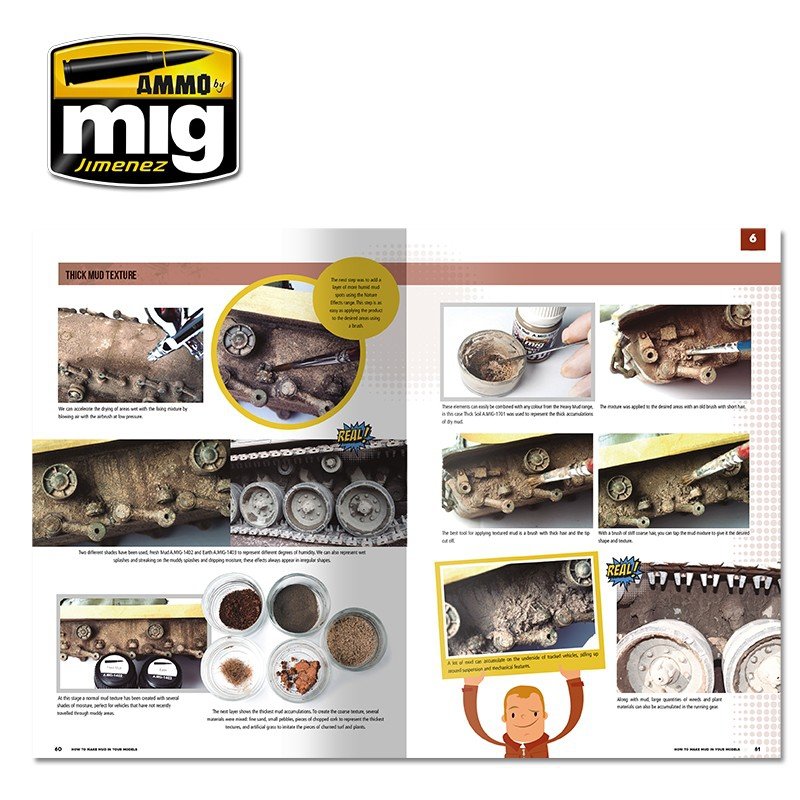 AMMO de Mig Jimenez 6210 ÉCOLE DE MODÉLISME - COMMENT FAIRE DE LA BOUE DANS VOS MAQUETTES (Anglais) – imagen 4