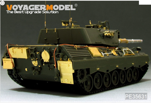 Maquette Voyager PE35631 Char de combat principal allemand Leopard 1A3 moderne (version B avec canon inclus) (pour MENG TS-007) 1/35 – image 4