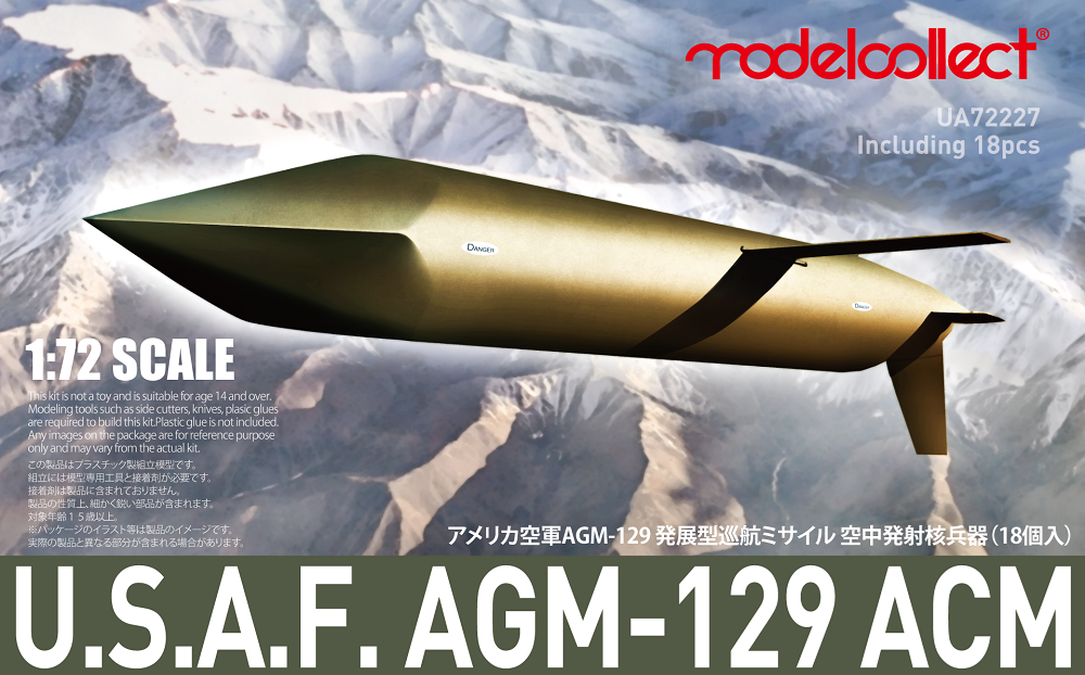Modelcollect UA72227 Missile anti-navire américain AGM-129, échelle 1/72