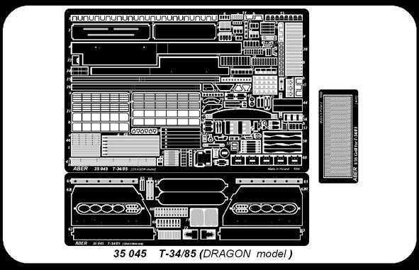 Aber 35045 char moyen soviétique T-34/85 (DRA) (1/35) – image 4