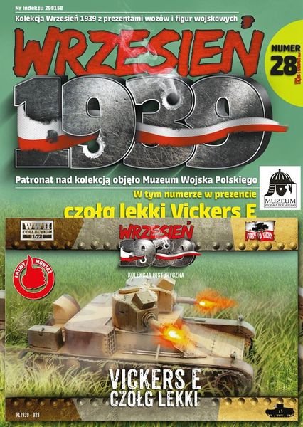Premier char léger Vickers E PL028 à combattre (1/72)