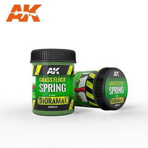 AK Interactive AK8219 FLOCON D&amp;#39;HERBE 2MM PRINTEMPS / Flocon d&amp;#39;herbe  – Bild 2