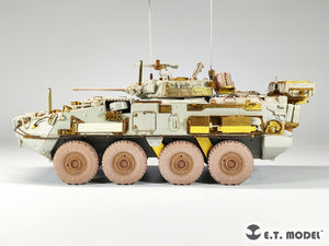 Roues affaissées pour véhicule blindé Stryker de l&amp;#39;armée américaine (modèle ET P35-155) - Kit TRUMPETER au 1/35 – image 8