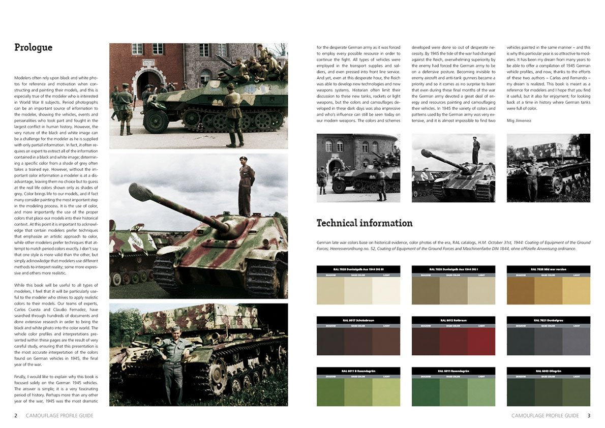 AK Interactive AK403 1945 COULEURS ALLEMANDES. GUIDE DE PROFIL DE CAMOUFLAGE (Anglais) – image 3