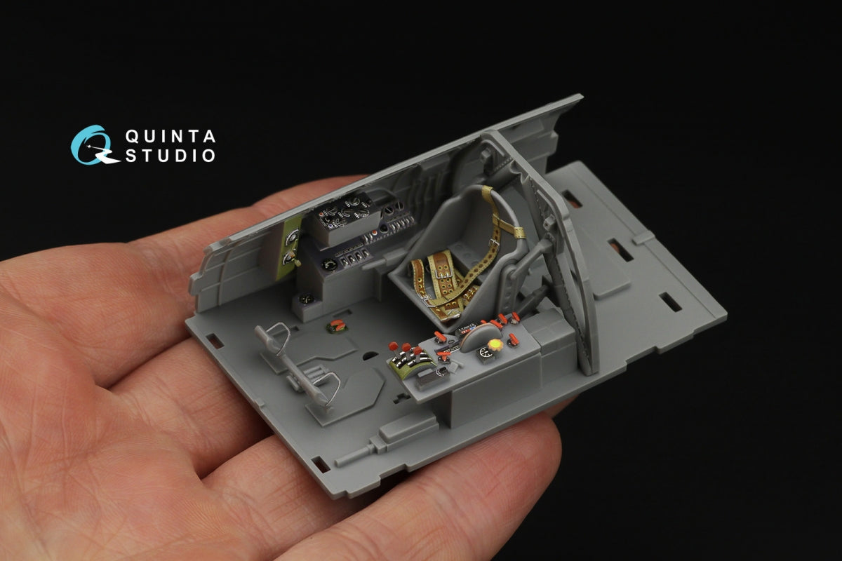 Intérieur imprimé en 3D et coloré sur papier décalcomanie Quinta Studio QD32245 N1K2-J Shidenkai (Hasegawa) 1/32  – immagine 7