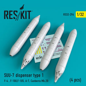 RESKIT RS32-0296 SUU-7 DISTRIBUTEUR TYPE 1 (4 pièces) 1/32