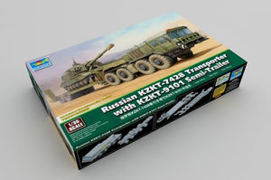Trumpeter 01039 Transporteur russe KZKT-7428 avec semi-remorque KZKT-9101 1/35  – image 2